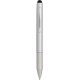 Mini penna a sfera con touch screen in metallo grigia personalizzata B11161GR