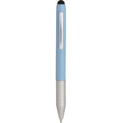 Mini penna a sfera con touch screen in metallo blu sky personalizzata B11161SK