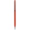 Penna a sfera con touch screen in alluminio arancione personalizzata B11163A