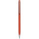 Penna a sfera con touch screen in alluminio arancione personalizzata B11163A