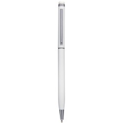 Penna a sfera con touch screen in alluminio bianca personalizzata B11163B