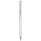 Penna a sfera con touch screen in alluminio bianca personalizzata B11163B