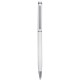Penna a sfera con touch screen in alluminio bianca personalizzata B11163B