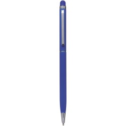 Penna a sfera con touch screen in alluminio blu royal personalizzata B11163BL