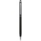 Penna a sfera con touch screen in alluminio nera personalizzata B11163N