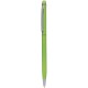 Penna a sfera con touch screen in alluminio verde acido personalizzata B11163VA