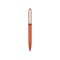 Penna a sfera in plastica arancione personalizzata B11166A