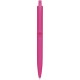 Penna a sfera colori  fluorescenti in plastica fucsia personalizzata B11167FU