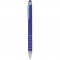 Mini penna  a sfera con touch screen in plastica e metallo blu royal personalizzata B11168BL
