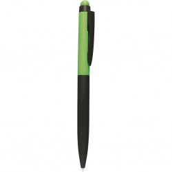Penna a sfera con touch screen in metallo verde personalizzata B11169V Penna a sfera con touch screen in metallo verde personalizzata B11169V