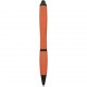 Penna a sfera con touch screen in plastica e metallo arancione personalizzata B11170A