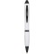 Penna a sfera con touch screen in plastica e metallo bianca personalizzata B11170B