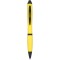 Penna a sfera con touch screen in plastica e metallo gialla personalizzata B11170G