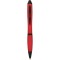 Penna a sfera con touch screen in plastica e metallo rossa personalizzata B11170R
