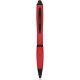 Penna a sfera con touch screen in plastica e metallo rossa personalizzata B11170R