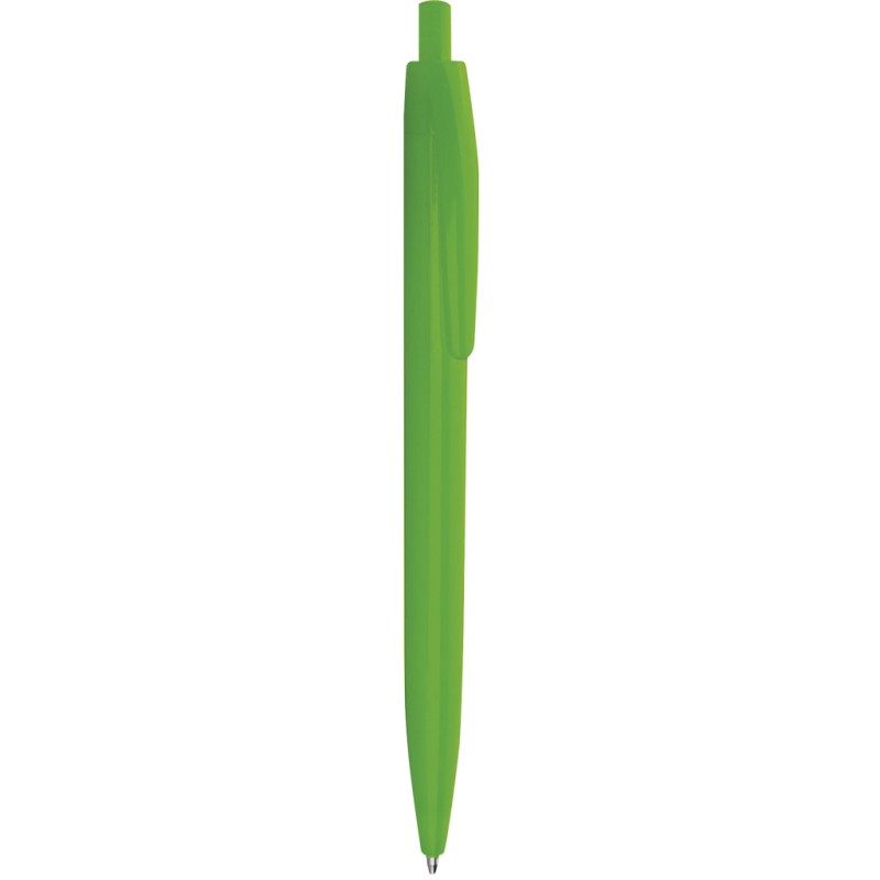 Penna a sfera in plastica verde acido personalizzata B11171VA