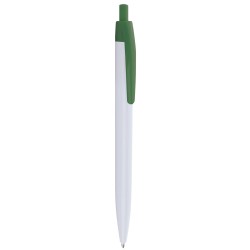 Penna a sfera in plastica verde personalizzata B11172V