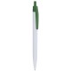 Penna a sfera in plastica verde personalizzata B11172V