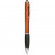 Penna a sfera con touch screen arancione personalizzata B11179A