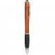 Penna a sfera con touch screen arancione personalizzata B11179A