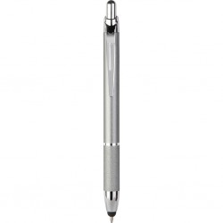 Penna a sfera con touch screen in metallo grigia personalizzata B11183GR Penna a sfera con touch screen in metallo grigia personalizzata B11183GR