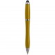 Penna a sfera con touch screen in plastica e metallo gialla personalizzata B11189G Penna a sfera con touch screen in plastica e metallo gialla personalizzata B11189G