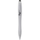 Penna a sfera con touch screen in plastica e metallo grigia personalizzata B11189GR