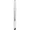 Penna a sfera con touch screen in metallo bianca personalizzata B11190B
