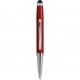 Penna a sfera con touch screen in metallo rossa personalizzata B11190R