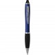 Penna a sfera con touch screen in plastica e metallo blu royal personalizzata B11193BL