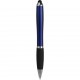 Penna a sfera con touch screen in plastica e metallo blu royal personalizzata B11193BL