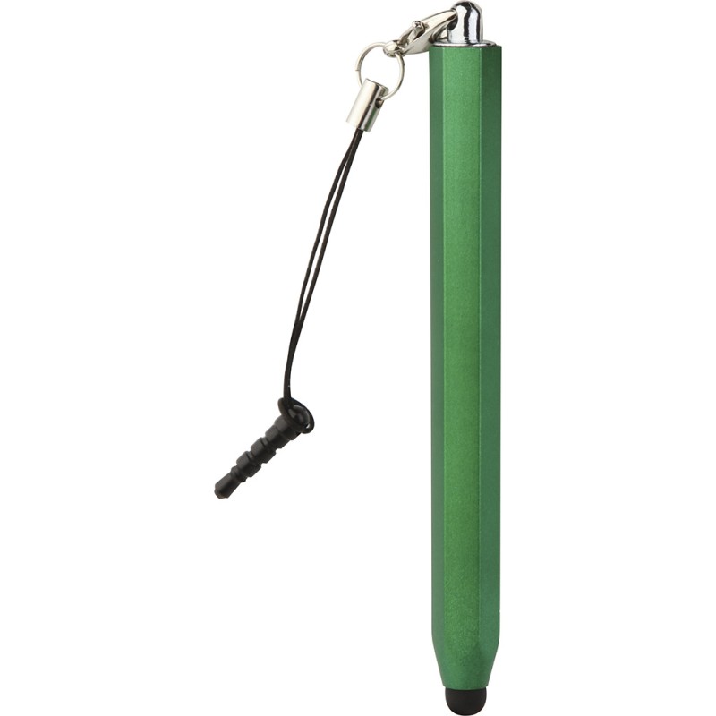 Mini penna con touch screen verde personalizzata B11196V