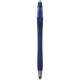 Penna a sfera con touch screen in plastica blu royal personalizzata B11197BL