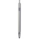 Penna a sfera con touch screen in metallo e plastica grigia personalizzata B11198GR