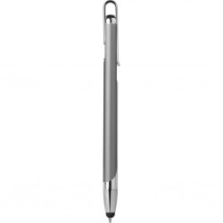 Penna a sfera con touch screen in metallo e plastica grigia personalizzata B11198GR Penna a sfera con touch screen in metallo e plastica grigia personalizzata B11198GR