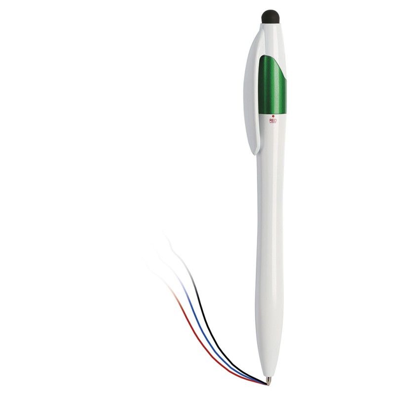 Penna a sfera verde personalizzata B11202V