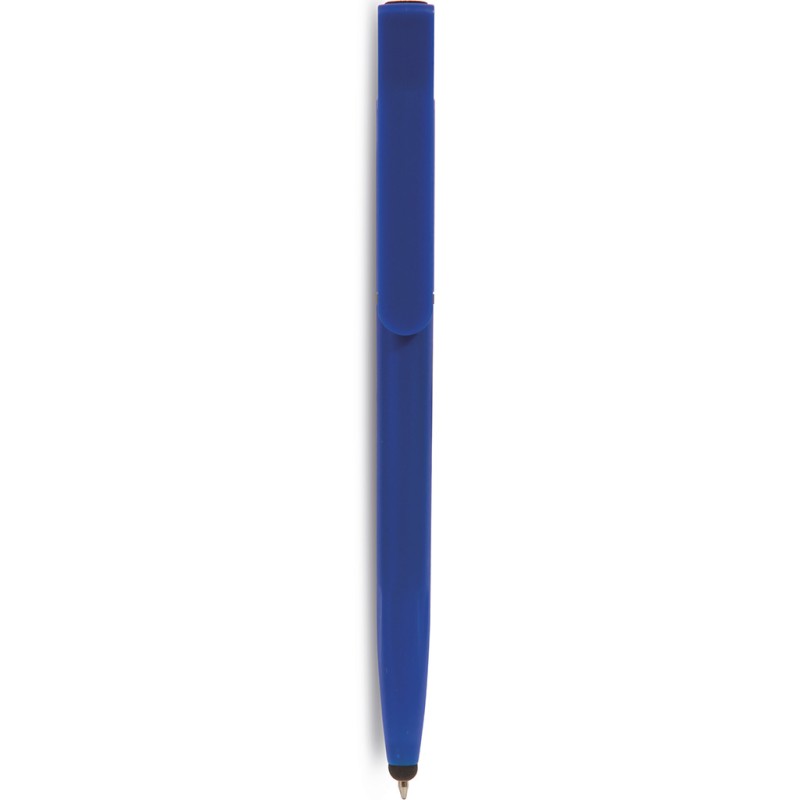 Penna a sfera con touch screen in plastica blu royal personalizzata B11207BL