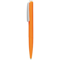 Penna a sfera in plastica arancione personalizzata B11219A