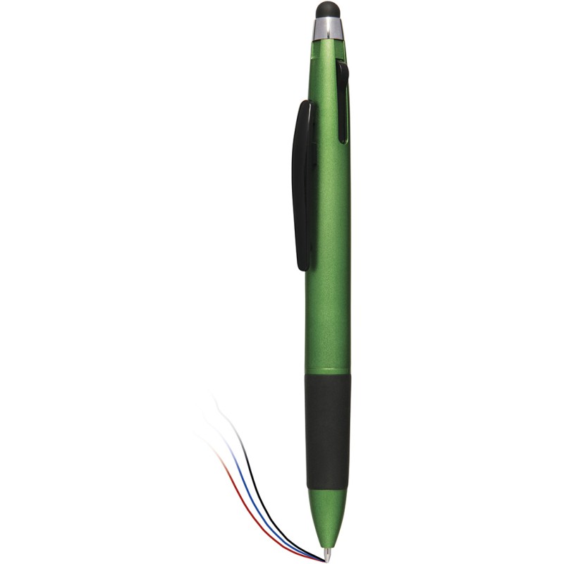 Penna a sfera verde personalizzata B11221V