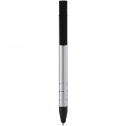 Penna a sfera con touch screen in metallo e plastica grigia personalizzata B11225GR Penna a sfera con touch screen in metallo e plastica grigia personalizzata B11225GR
