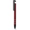 Penna a sfera con touch screen in metallo e plastica rossa personalizzata B11225R