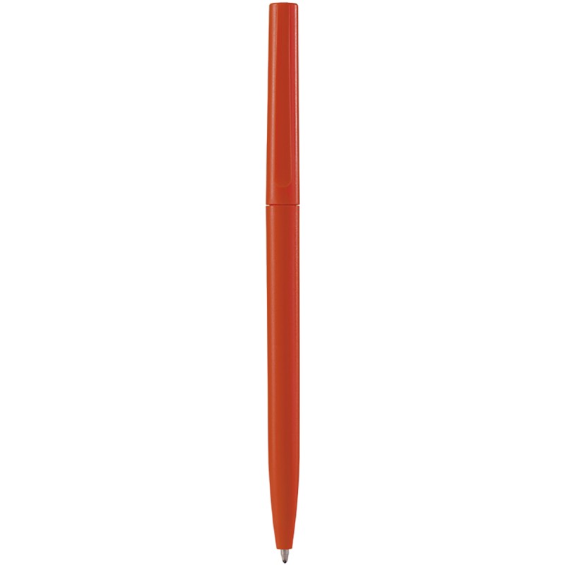 Penna a sfera in plastica arancione personalizzata B11229A