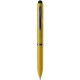 Penna a sfera con touch screen in plastica gialla personalizzata B11230G