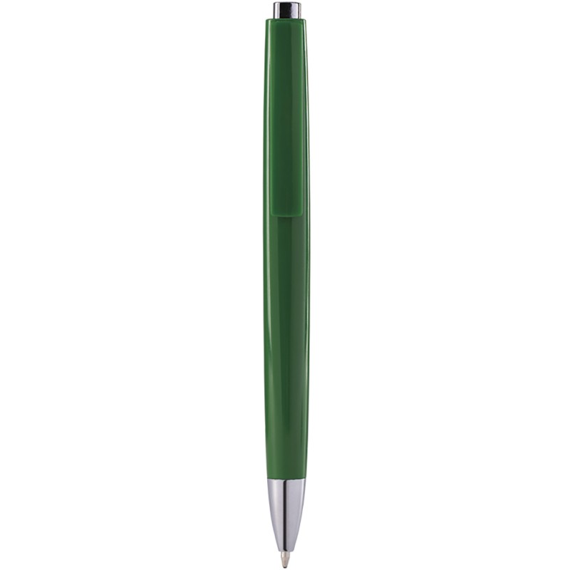 Penna a sfera in plastica verde personalizzata B11233V