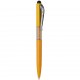 Penna a sfera con touch screen in plastica arancione personalizzata B11234A