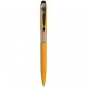 Penna a sfera con touch screen in plastica arancione personalizzata B11234A