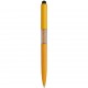 Penna a sfera con touch screen in plastica arancione personalizzata B11234A