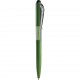 Penna a sfera con touch screen in plastica verde personalizzata B11234V