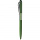Penna a sfera con touch screen in plastica verde personalizzata B11234V