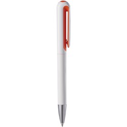 Penna a sfera in plastica arancione personalizzata B11235A